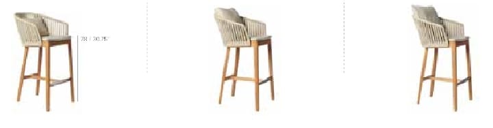 Garden bar chair - MOOD
