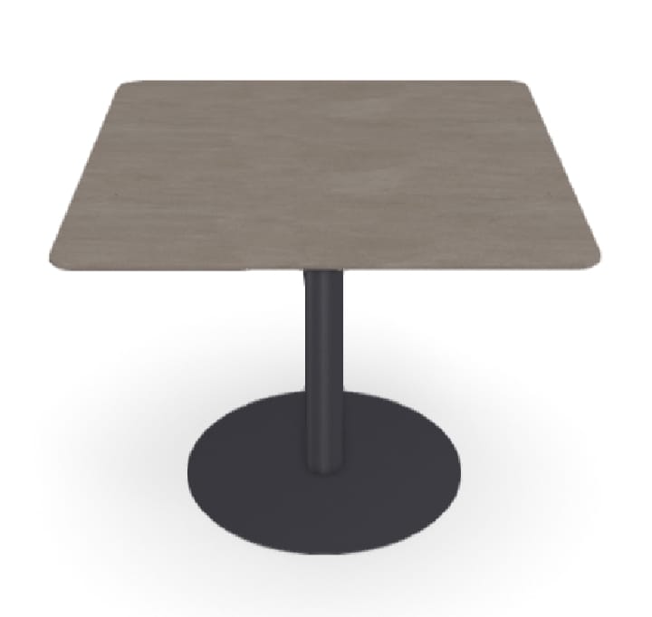Garden square low dining table - T-TABLE