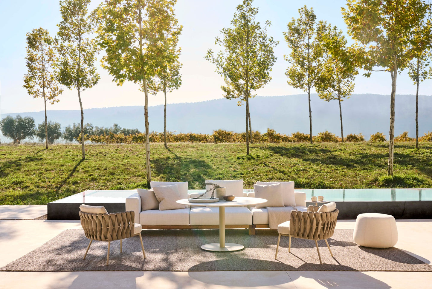 Garden low dining chair - TOSCA
