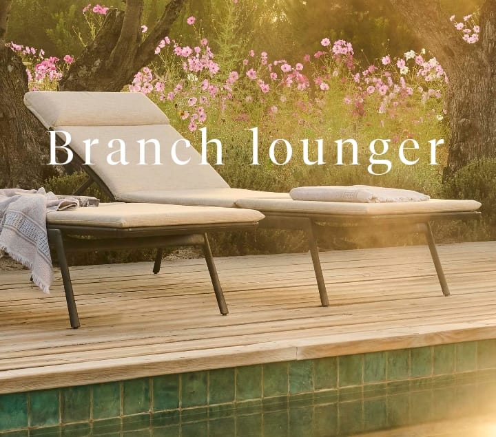 Garden lounger - BRANCH