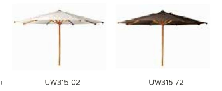 Garden umbrella wood - ECLIPSE
