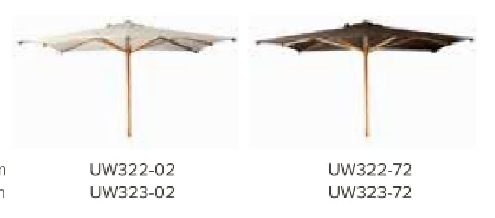 Garden umbrella wood - ECLIPSE