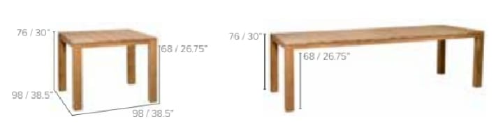Garden dining table - KOS