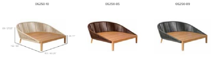 Garden lounge bed - MOOD