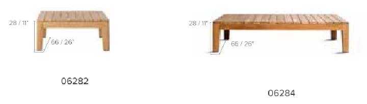 Garden low coffee table - MOOD