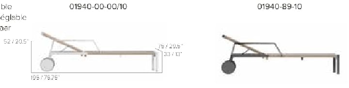 Garden lounger - NODI