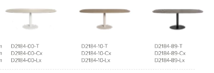 Garden Elipse low dining table - T-TABLE