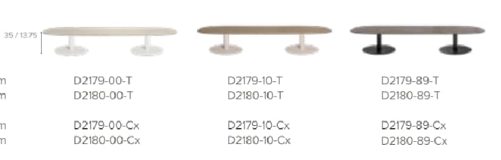 Garden coffee table Oval - T-TABLE