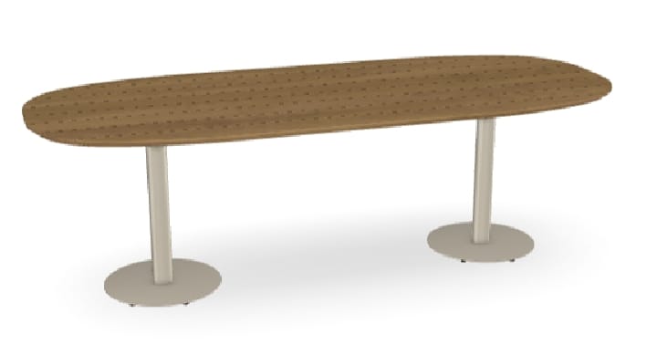 Garden Oval dining table - T-TABLE