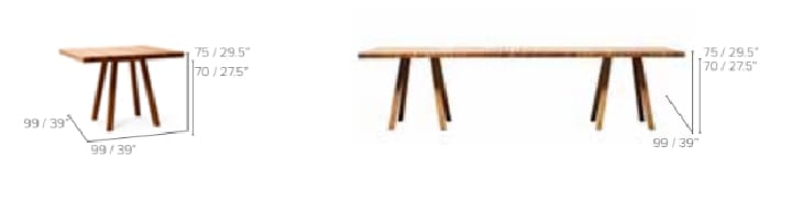 Garden dining table- VIS À VIS