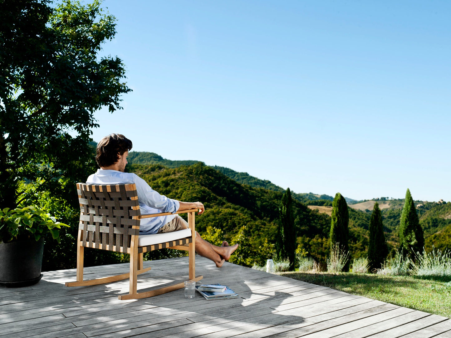 Garden rocking chair- VIS À VIS