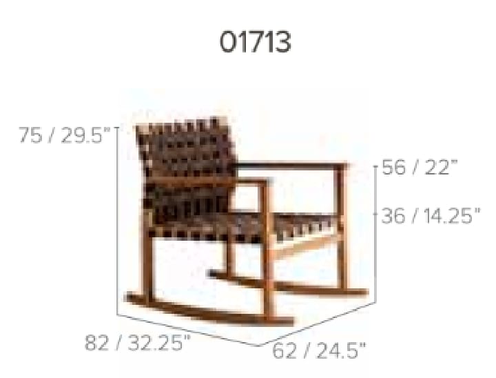 Garden rocking chair- VIS À VIS