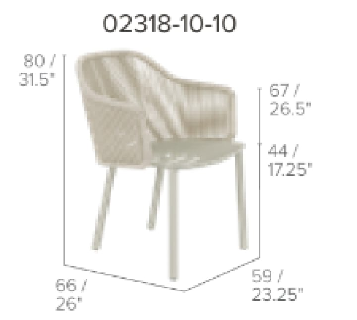 Garden armchair - SENJA