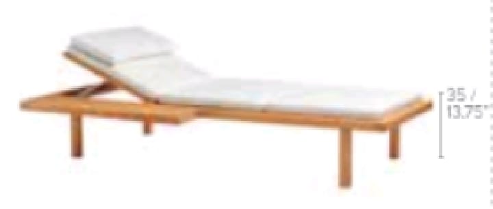 Garden lounger- VIS À VIS