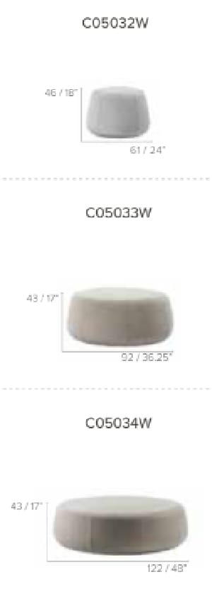 Garden pouf - NOMAD