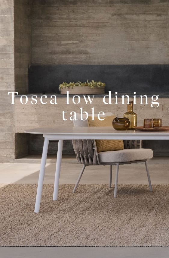 Garden low dining table - TOSCA