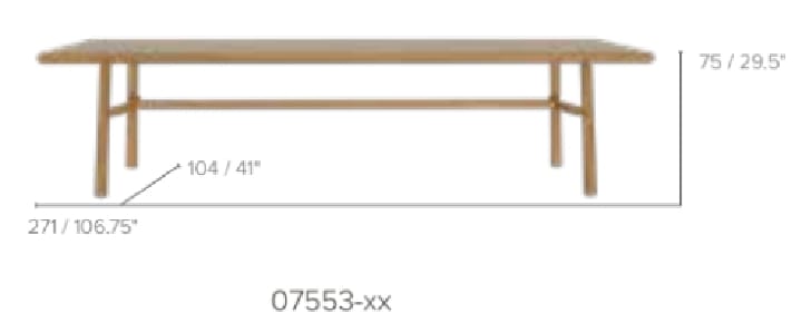Garden dining table- UKIYO
