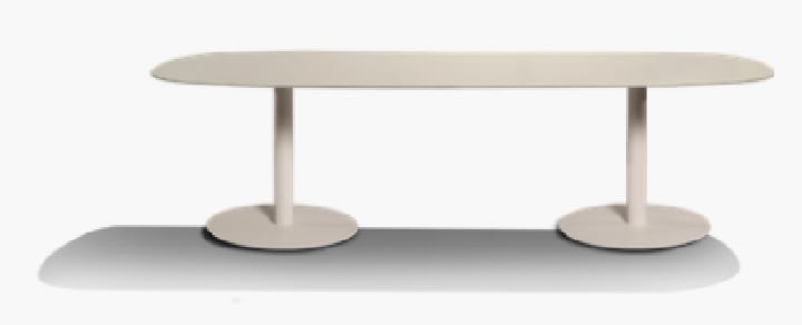 Garden Oval dining table - T-TABLE