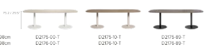 Garden Oval dining table - T-TABLE
