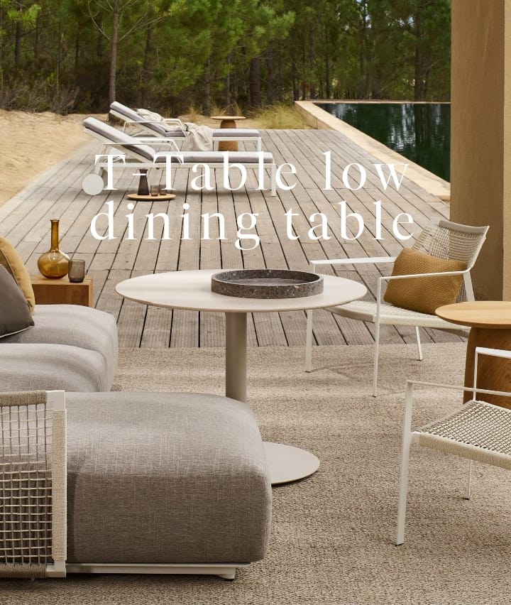 Low outdoor 2025 dining table