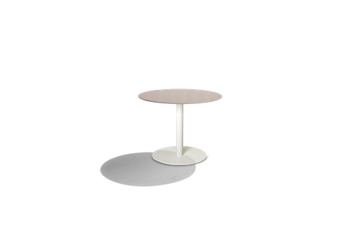 Garden round low dining table - T-TABLE