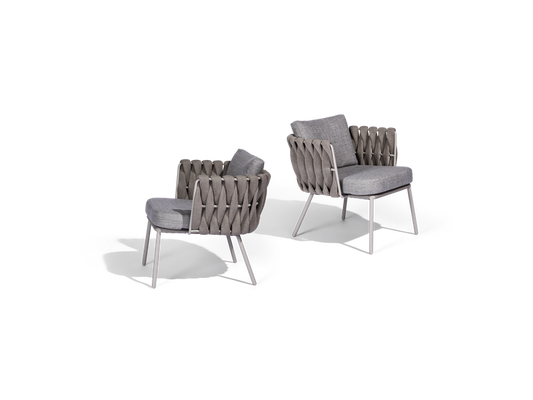 Garden low dining chair - TOSCA