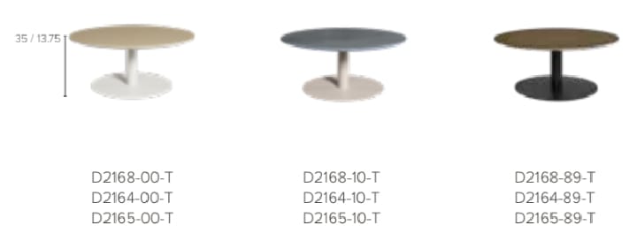 Garden coffee table round - T-TABLE